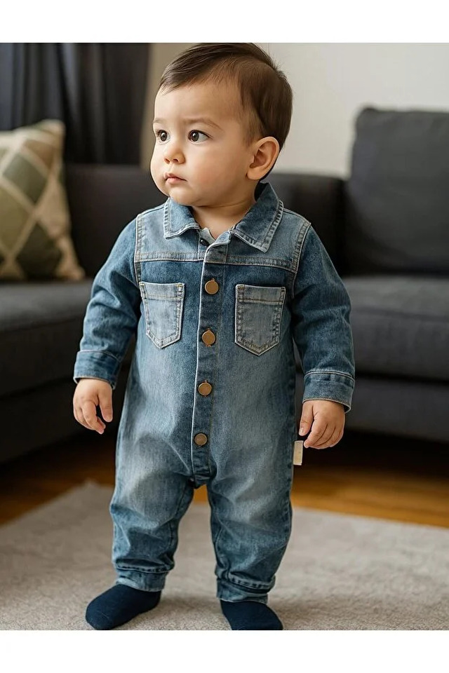 Necıxs Arızona Erkek Bebek Kot Tulum 233281